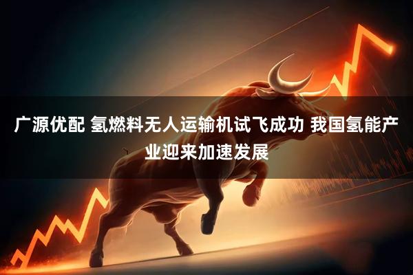 广源优配 氢燃料无人运输机试飞成功 我国氢能产业迎来加速发展