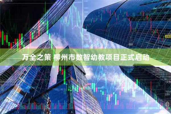 万全之策 柳州市数智幼教项目正式启动